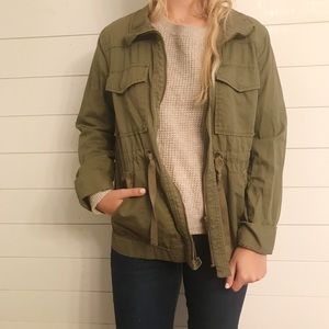 JCREW Green Utility Jacket